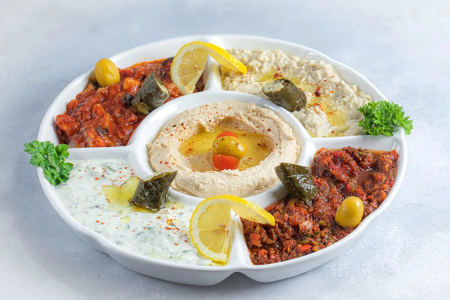 MIXED COLD MEZZE CHOICE OF 5